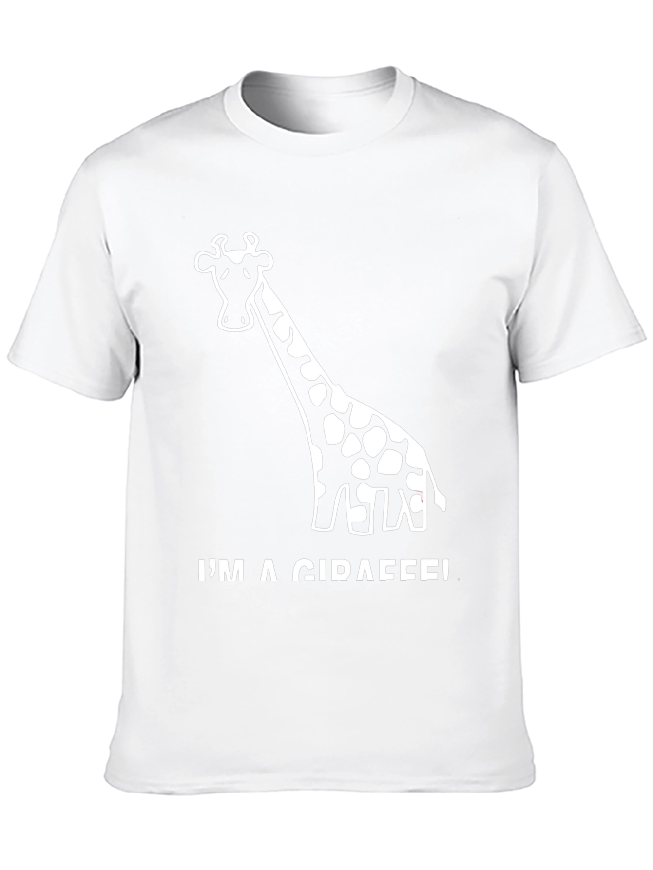 Im a Giraffe! Black Novelty T-Shirt