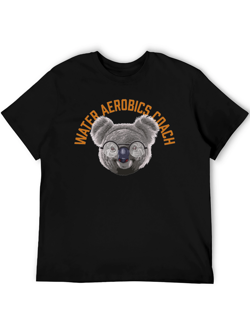 Water Aerobics Coach T-Shirt: Koala with Glasses