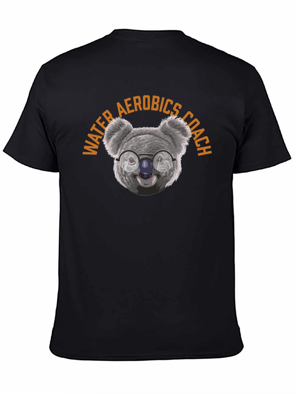 Water Aerobics Coach T-Shirt: Koala with Glasses