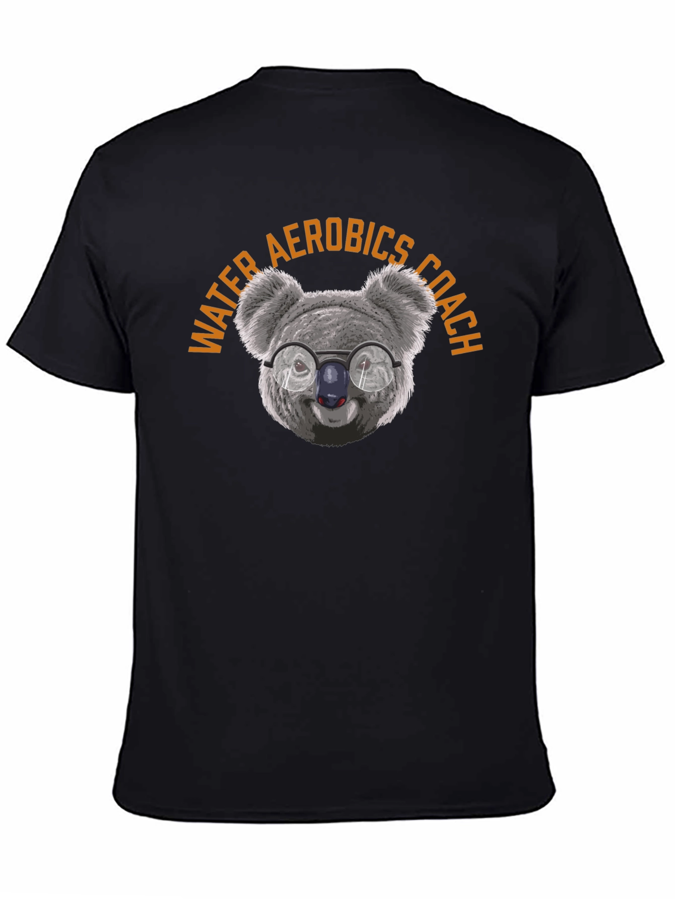 Water Aerobics Coach T-Shirt: Koala with Glasses