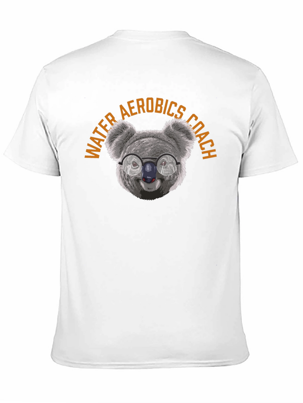 Water Aerobics Coach T-Shirt: Koala with Glasses
