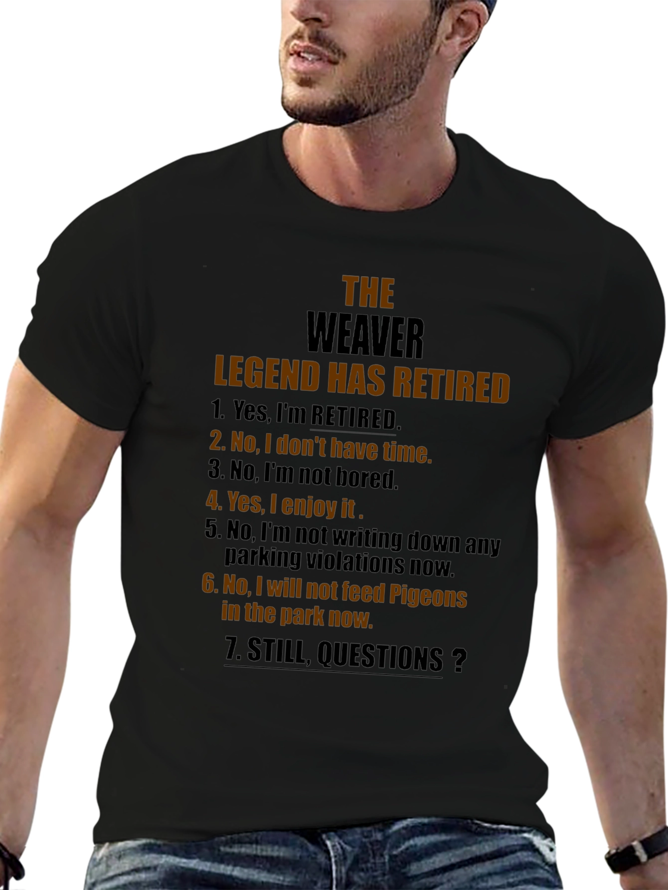 The Weaver Legend Retired Graphic T-Shirt