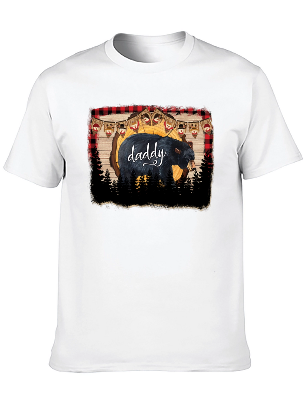 Daddy Bear Black T-Shirt