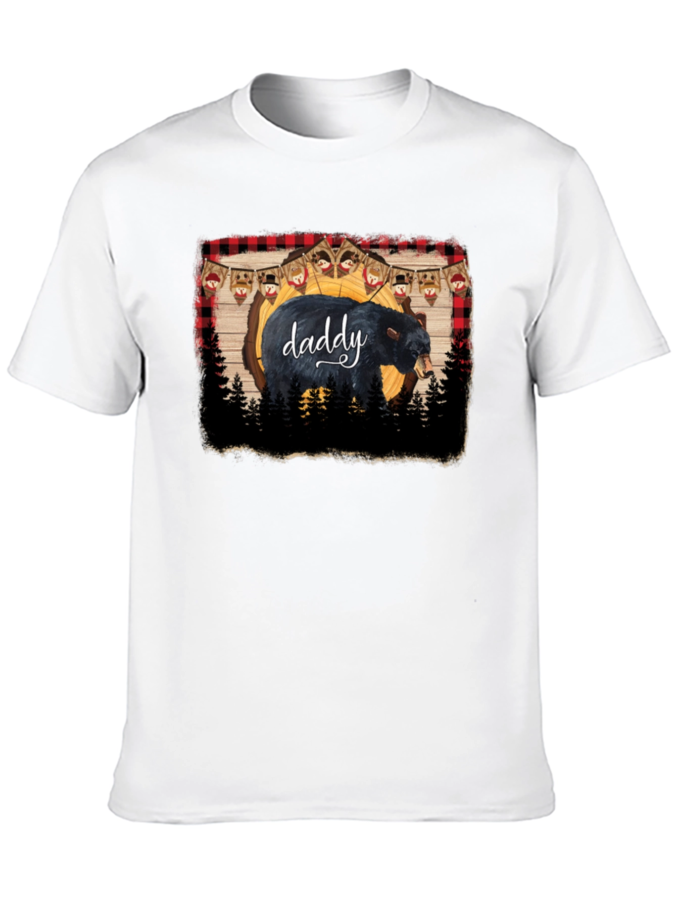 Daddy Bear Black T-Shirt