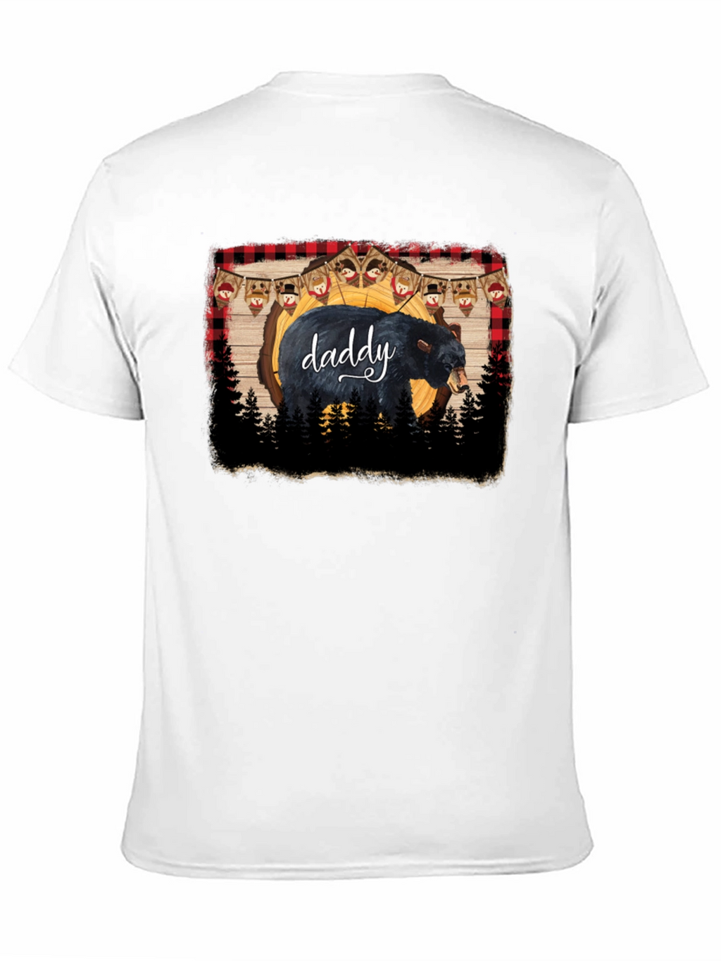 Daddy Bear Black T-Shirt