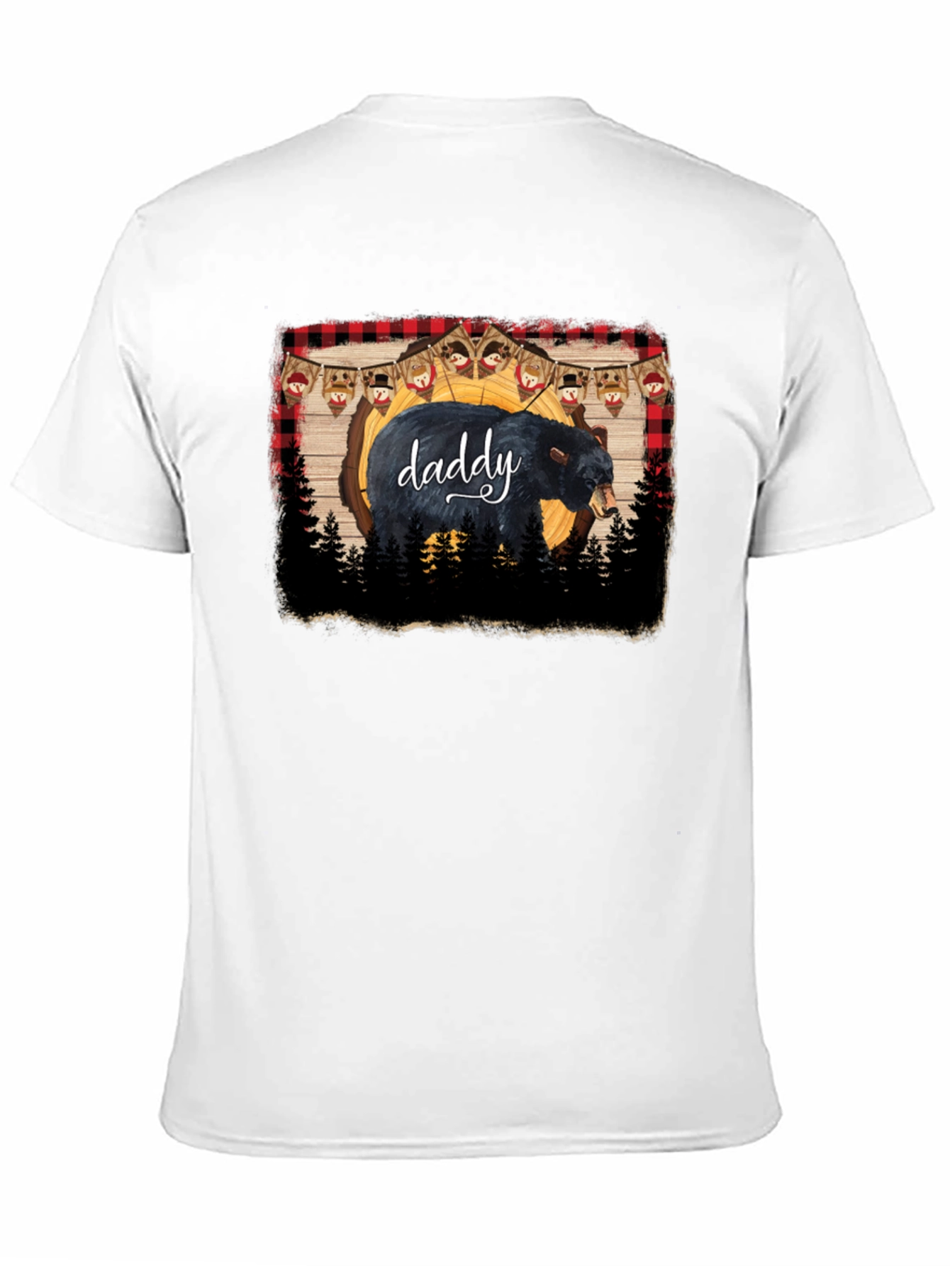 Daddy Bear Black T-Shirt