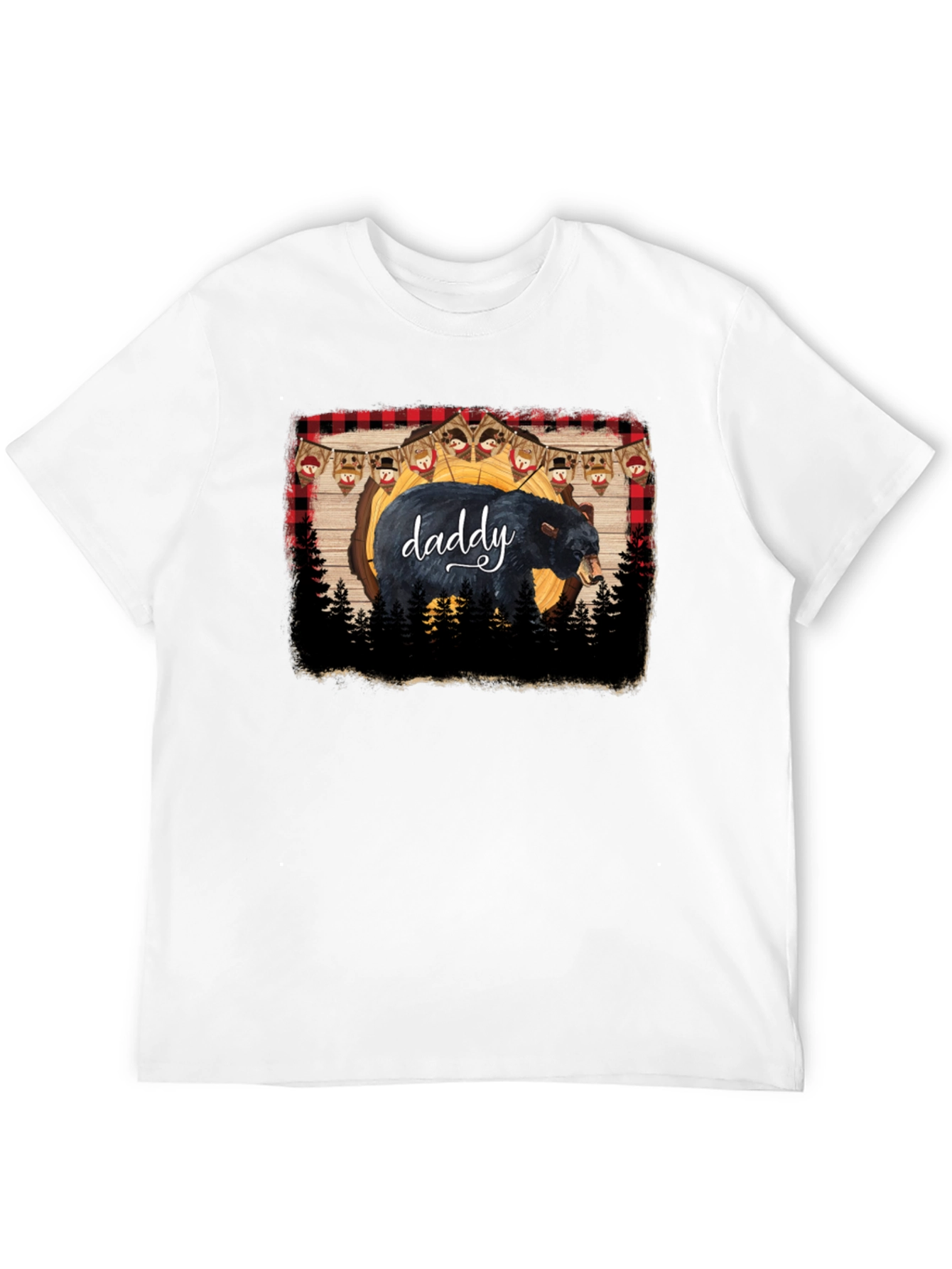 Daddy Bear Black T-Shirt