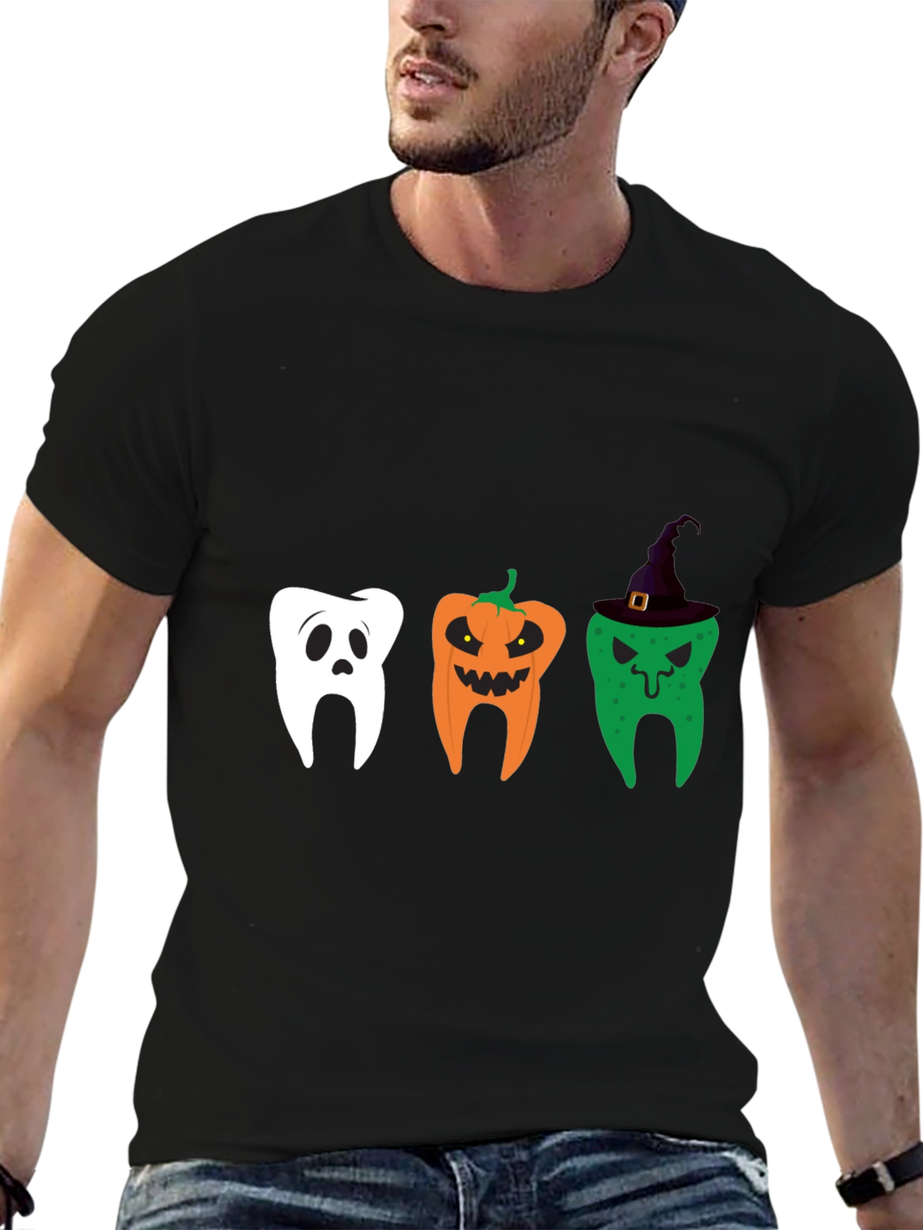 Halloween Dentist Tee: Spooky Tooth Design