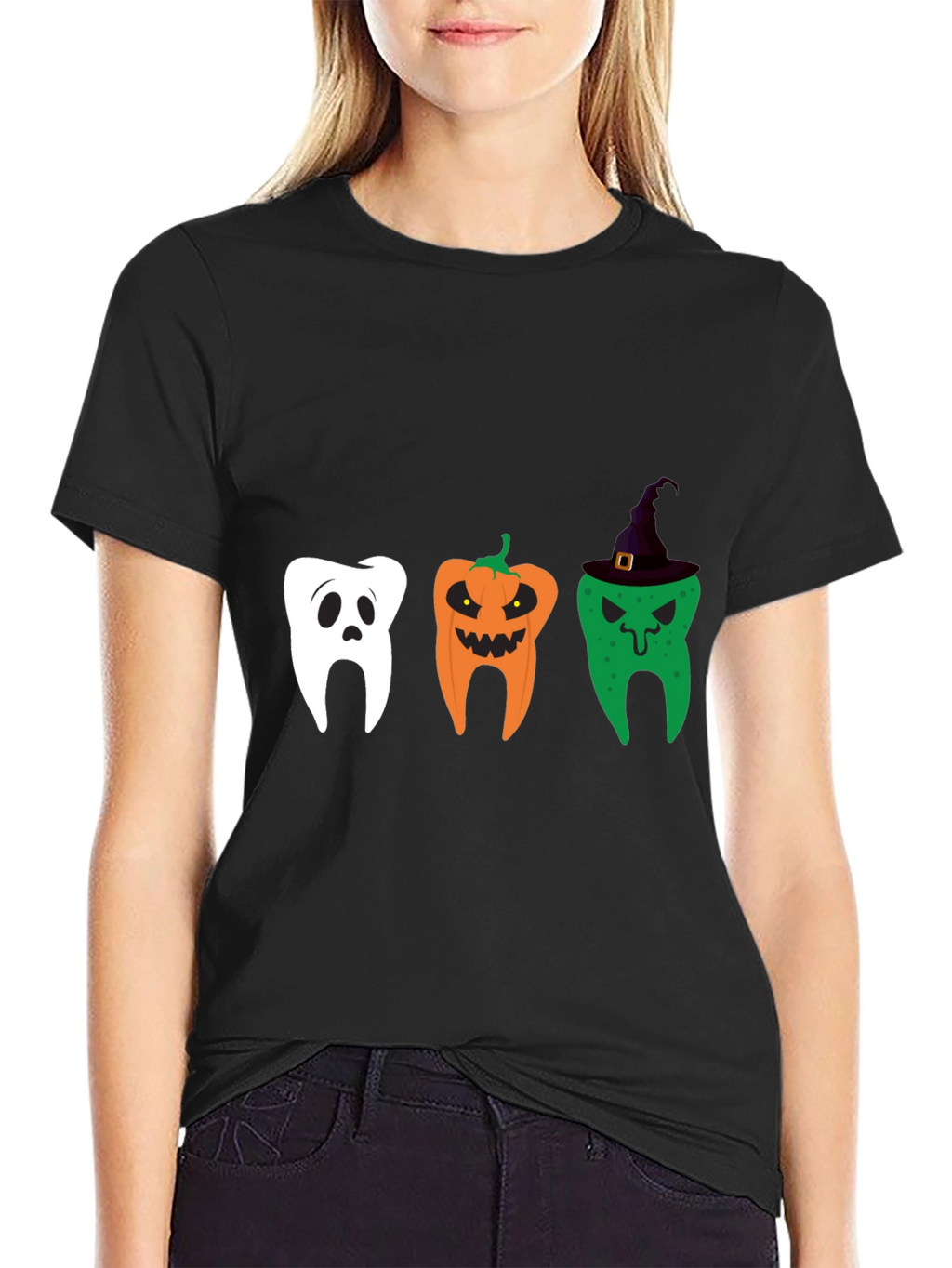 Halloween Dentist Tee: Spooky Tooth Design