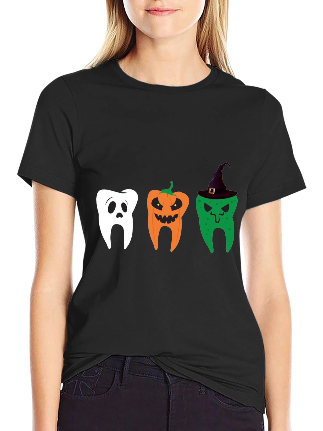 Halloween Dentist Tee: Spooky Tooth Design
