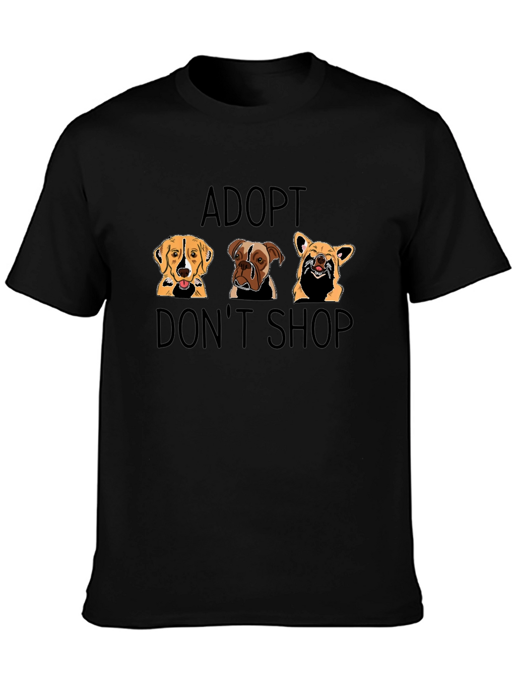 Adopt Dont Shop Graphic T-Shirt