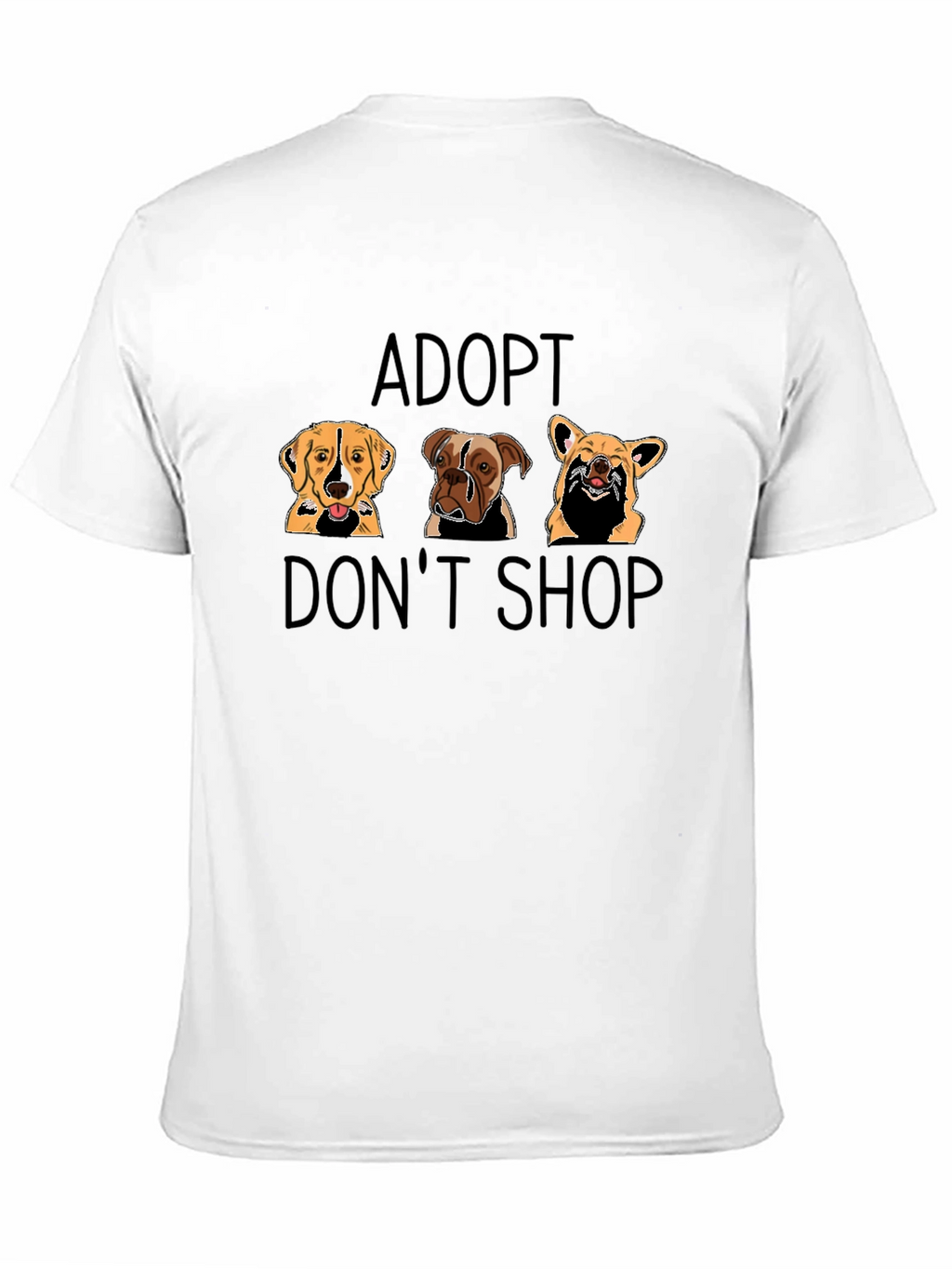 Adopt Dont Shop Graphic T-Shirt