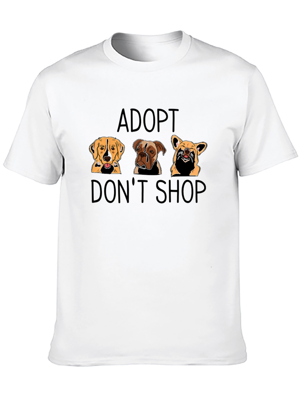 Adopt Dont Shop Graphic T-Shirt