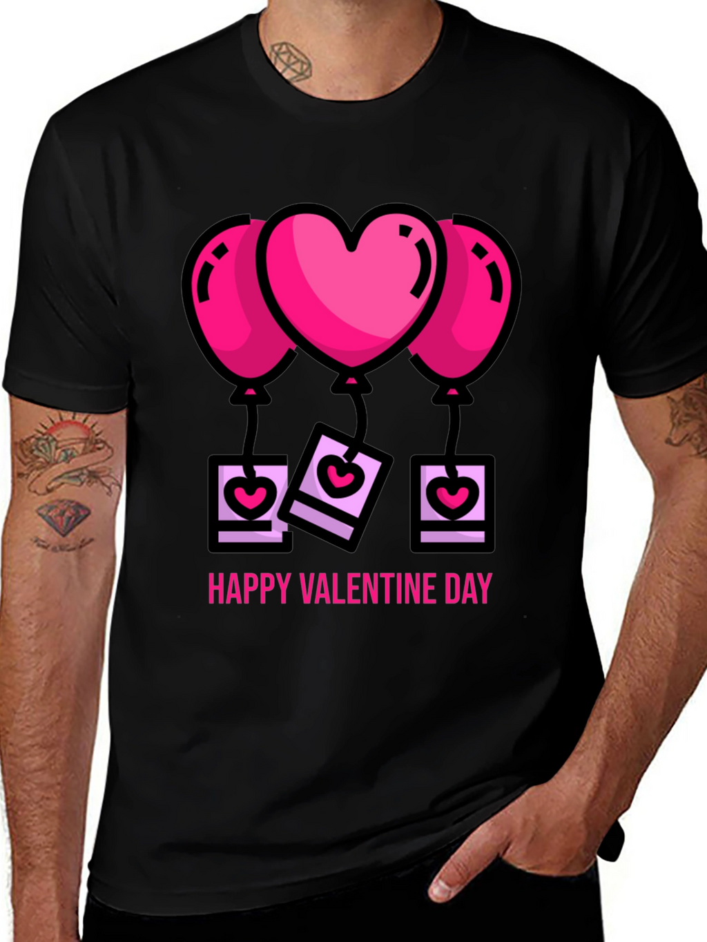 Valentines Day Heart Balloon T-Shirt