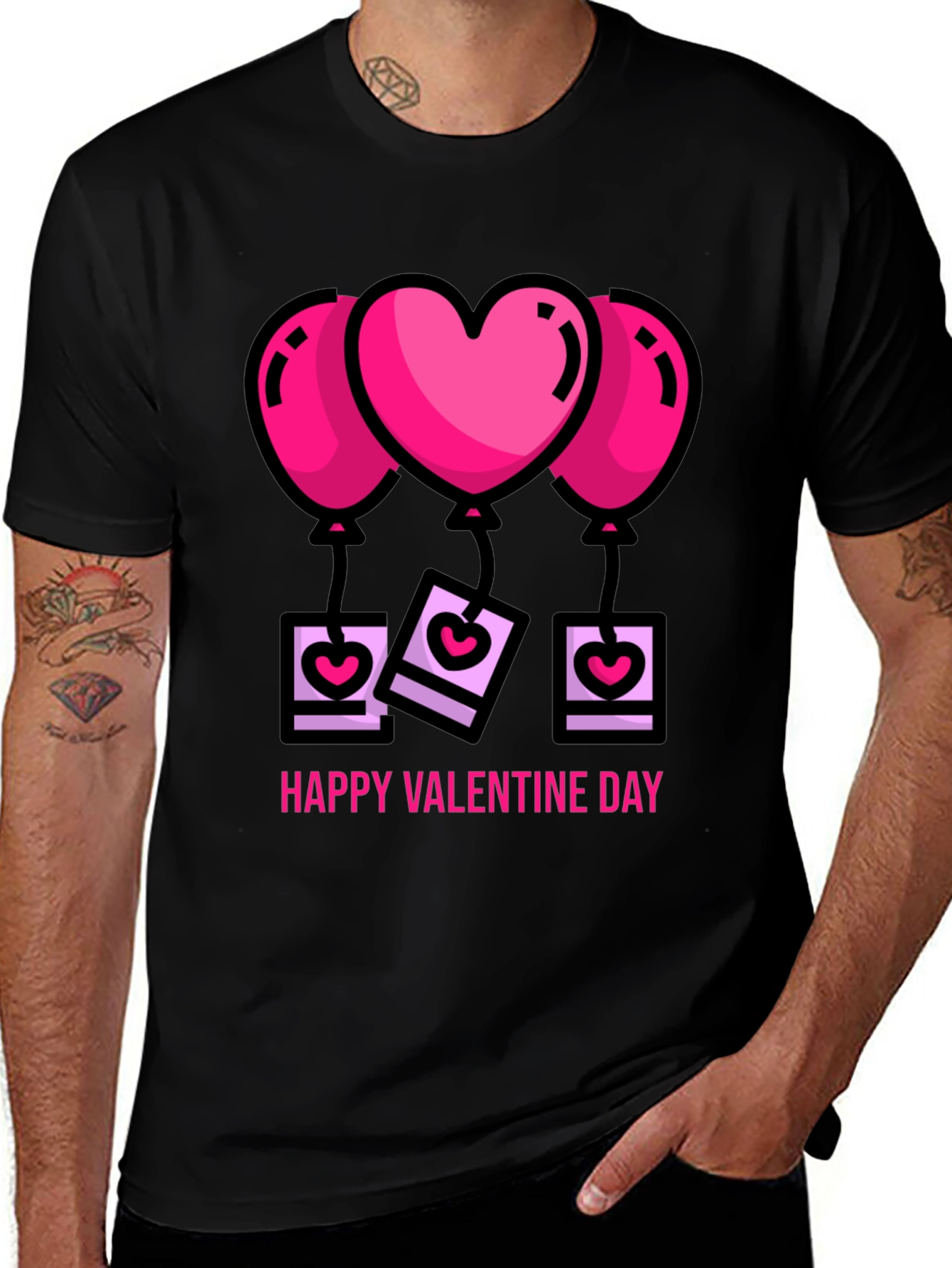 Valentines Day Heart Balloon T-Shirt