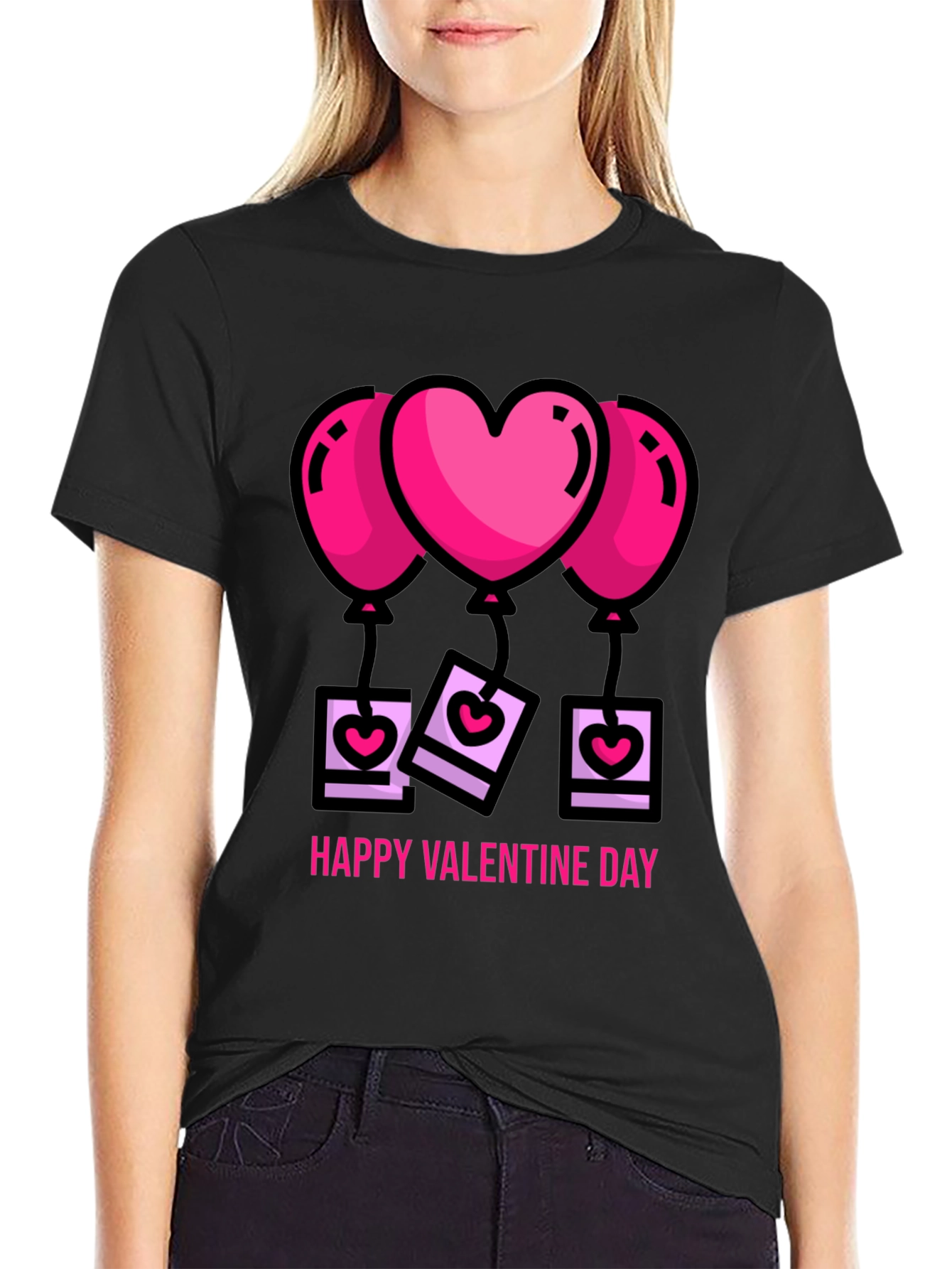 Valentines Day Heart Balloon T-Shirt