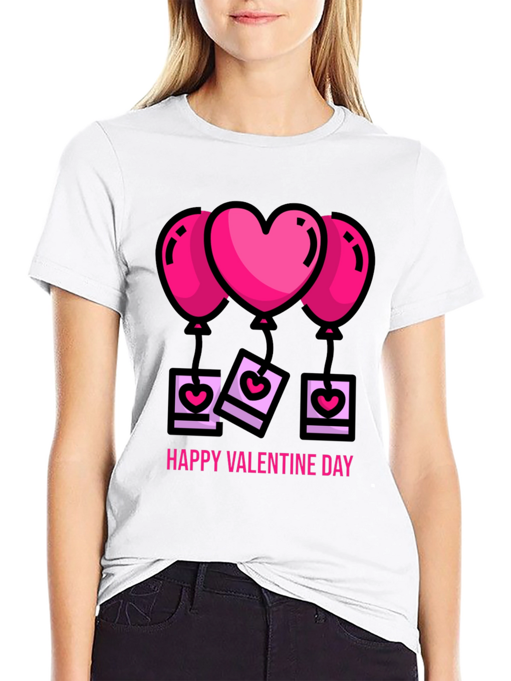Valentines Day Heart Balloon T-Shirt