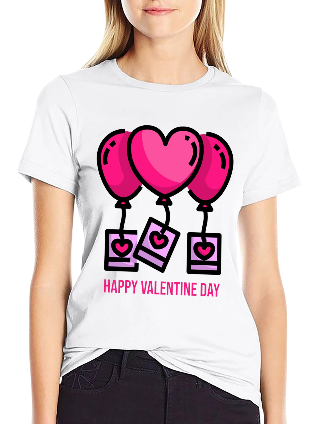 Valentines Day Heart Balloon T-Shirt