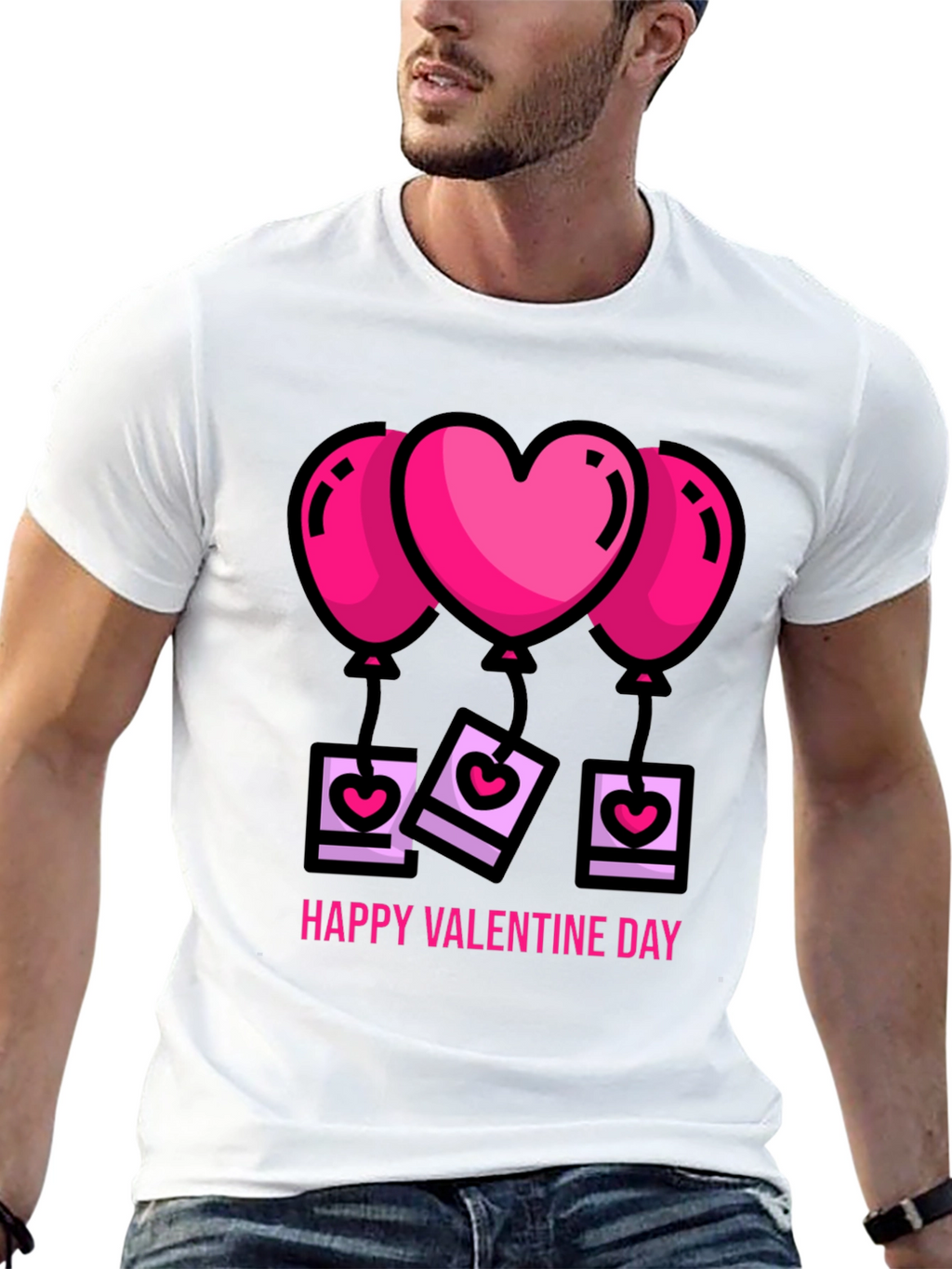 Valentines Day Heart Balloon T-Shirt