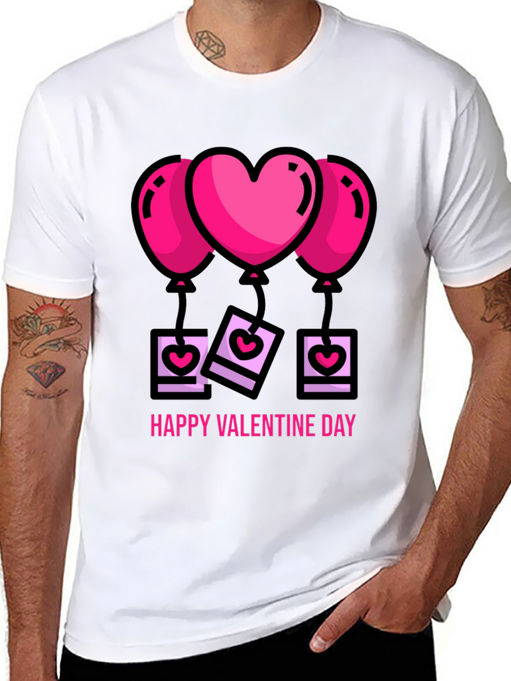 Valentines Day Heart Balloon T-Shirt