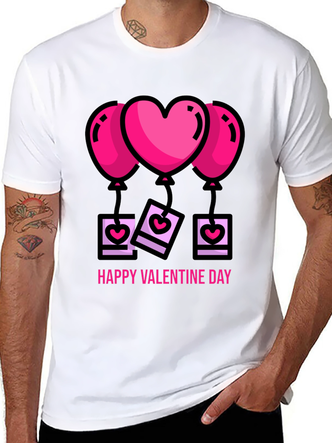 Valentines Day Heart Balloon T-Shirt