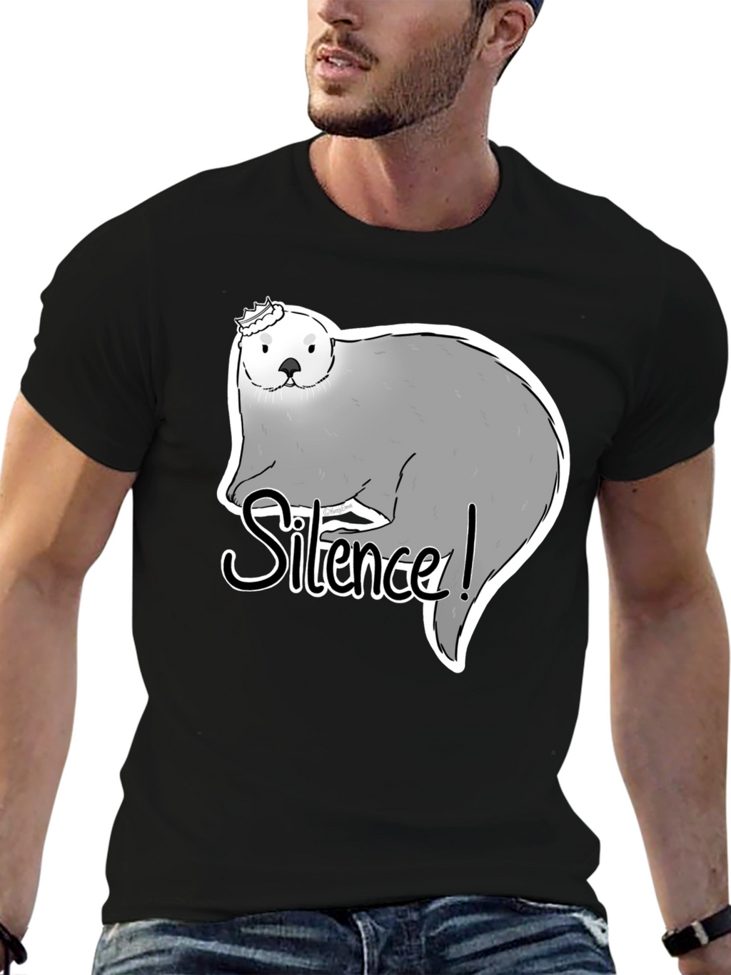 Silence Otter Graphic Tee