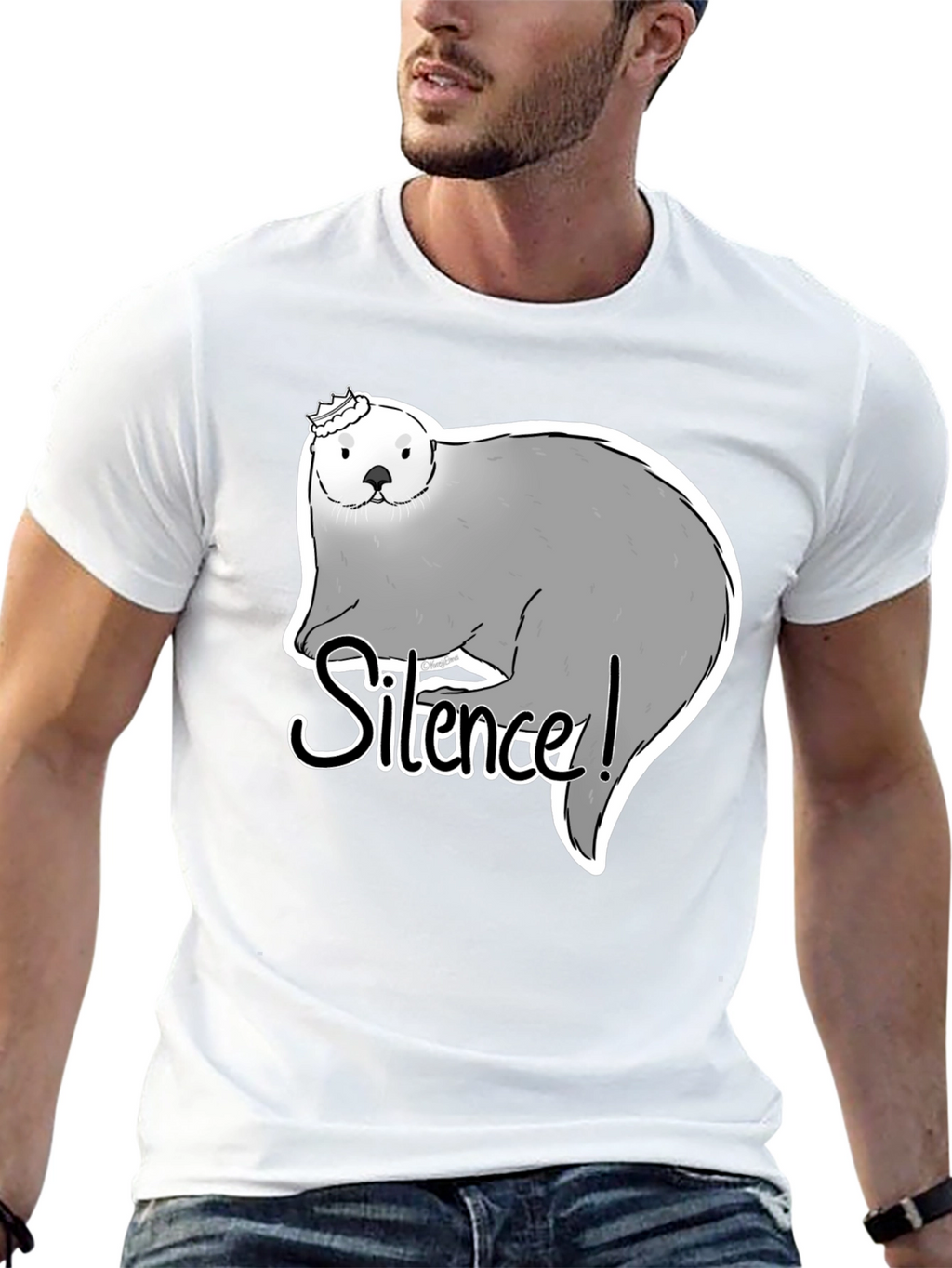 Silence Otter Graphic Tee