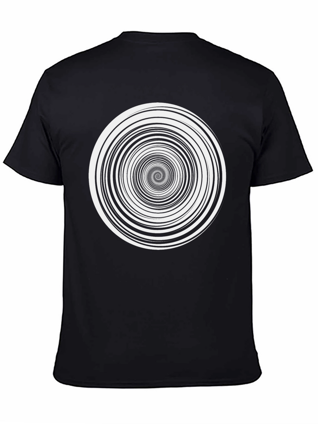 Hypnotic Spiral Graphic Print Tee