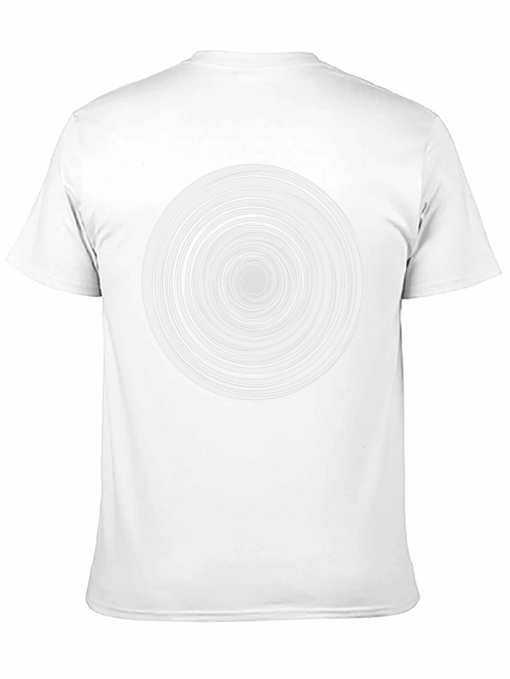 Hypnotic Spiral Graphic Print Tee