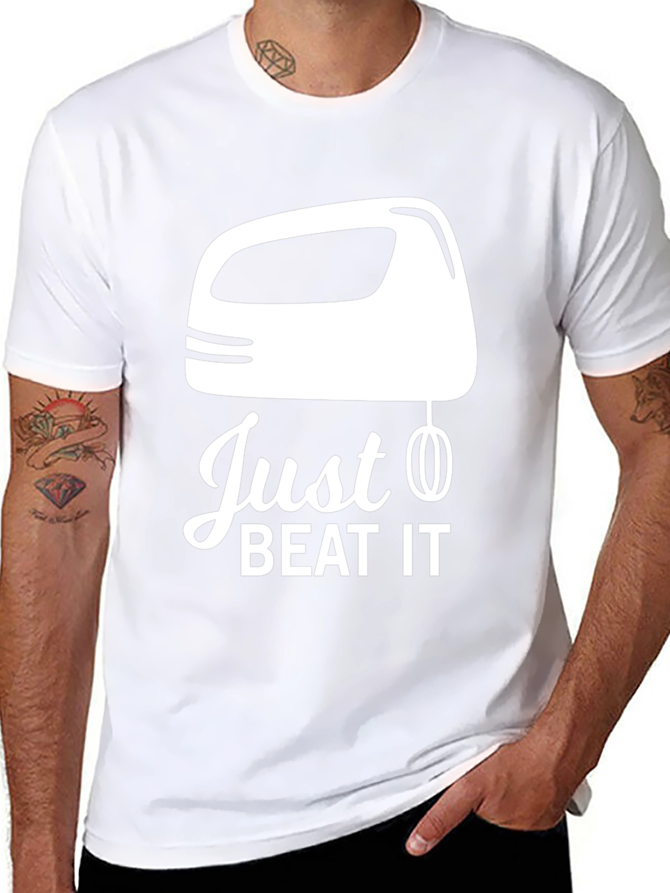 Just Beat It T-Shirt - Funny Baking Tee
