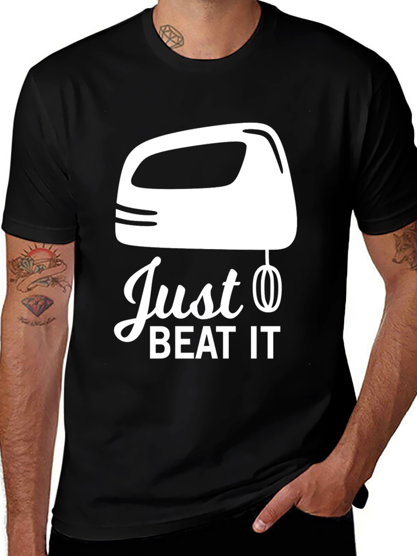 Just Beat It T-Shirt - Funny Baking Tee