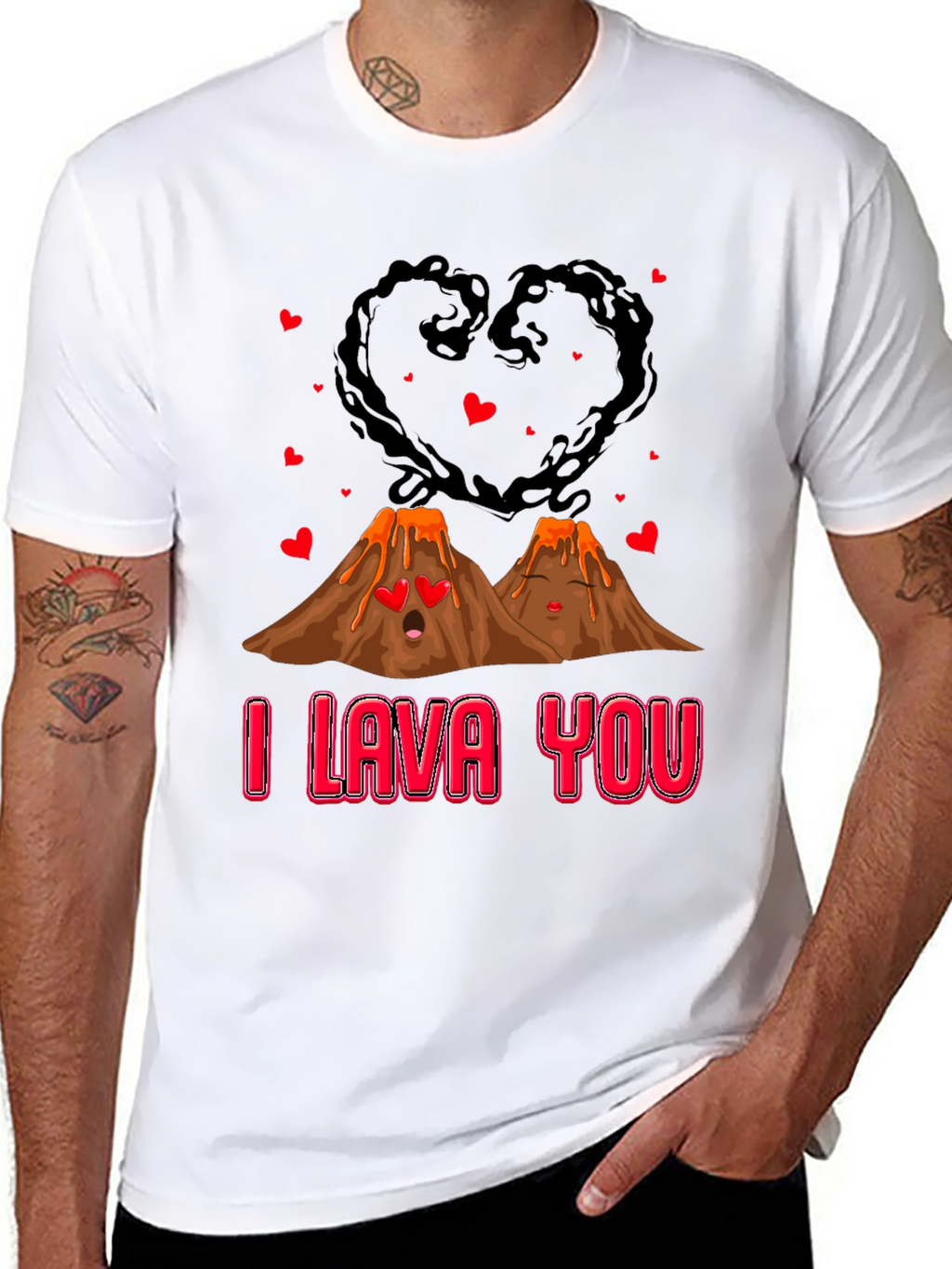 I Lava You Valentines Day T-Shirt