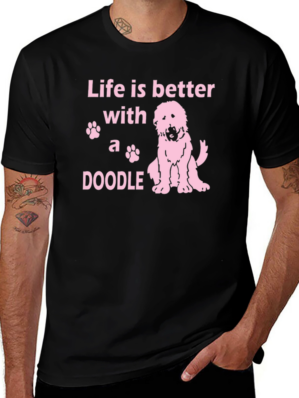 Life is Better With A Doodle T-Shirt
