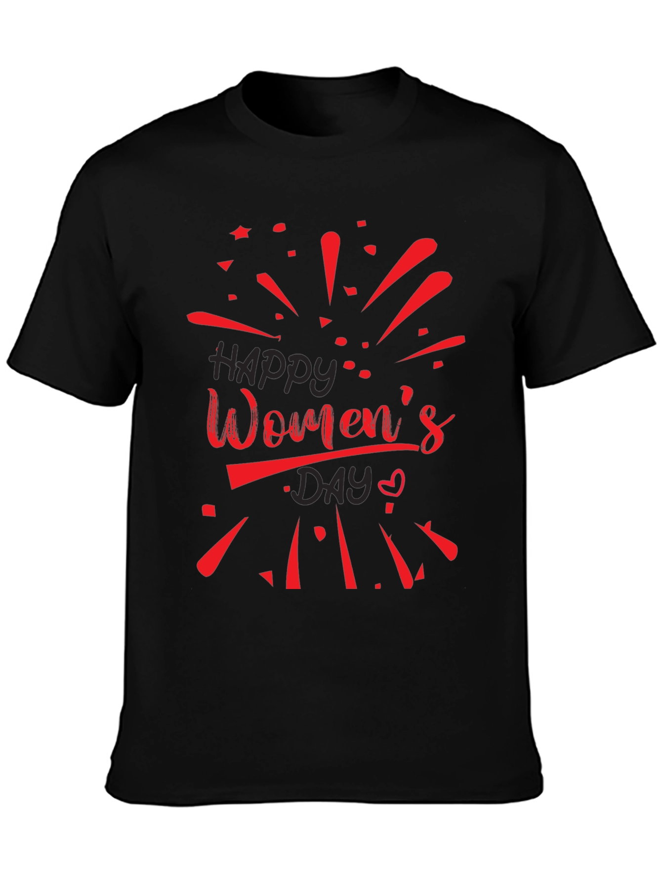 Womens Day Black Tee