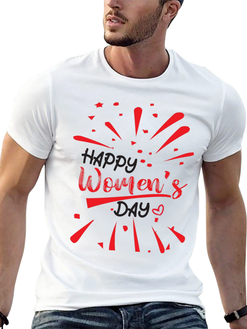 Womens Day Black Tee