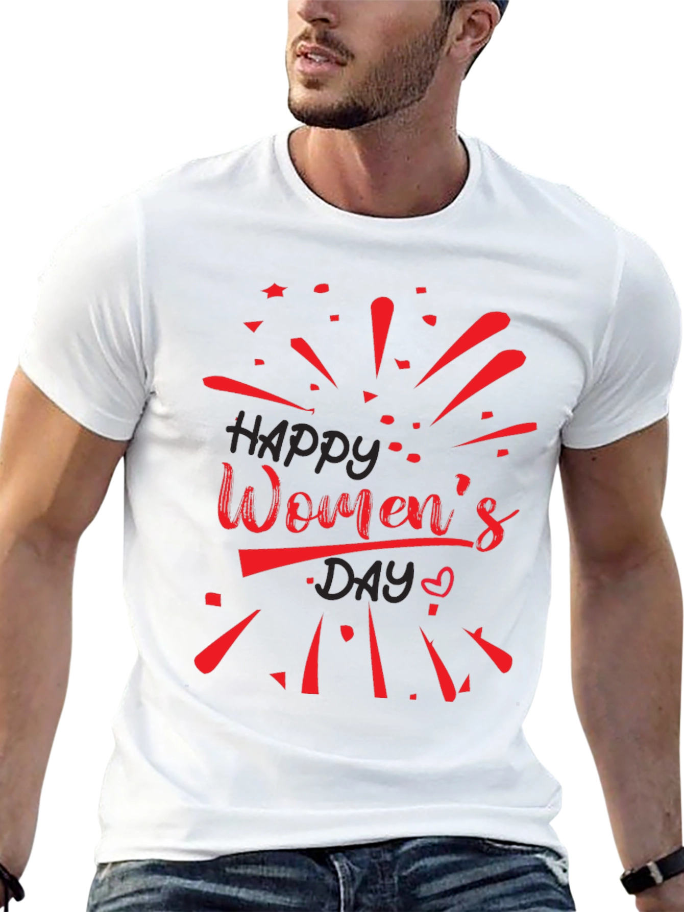 Womens Day Black Tee