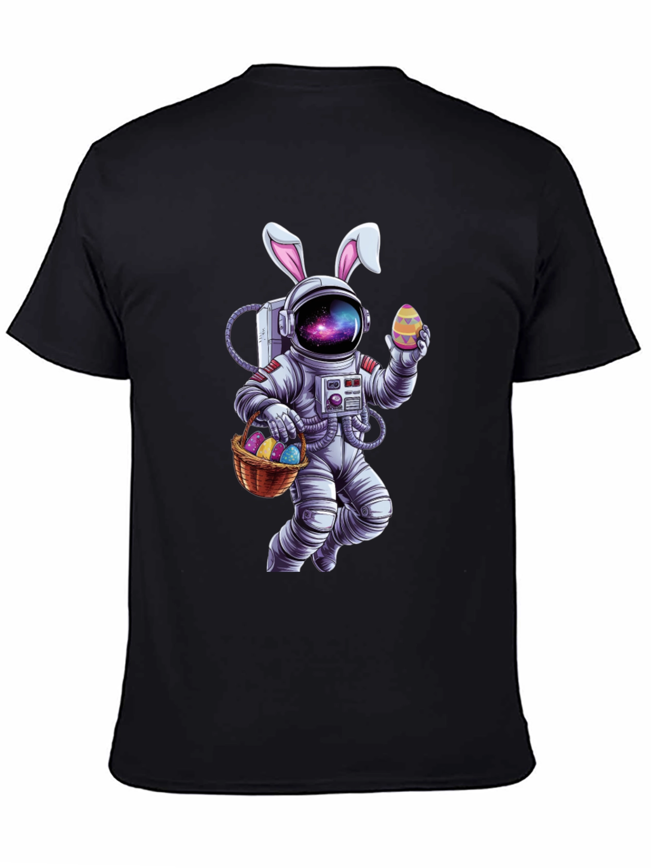 Easter Astronaut T-Shirt - Galaxy Bunny Space Tee