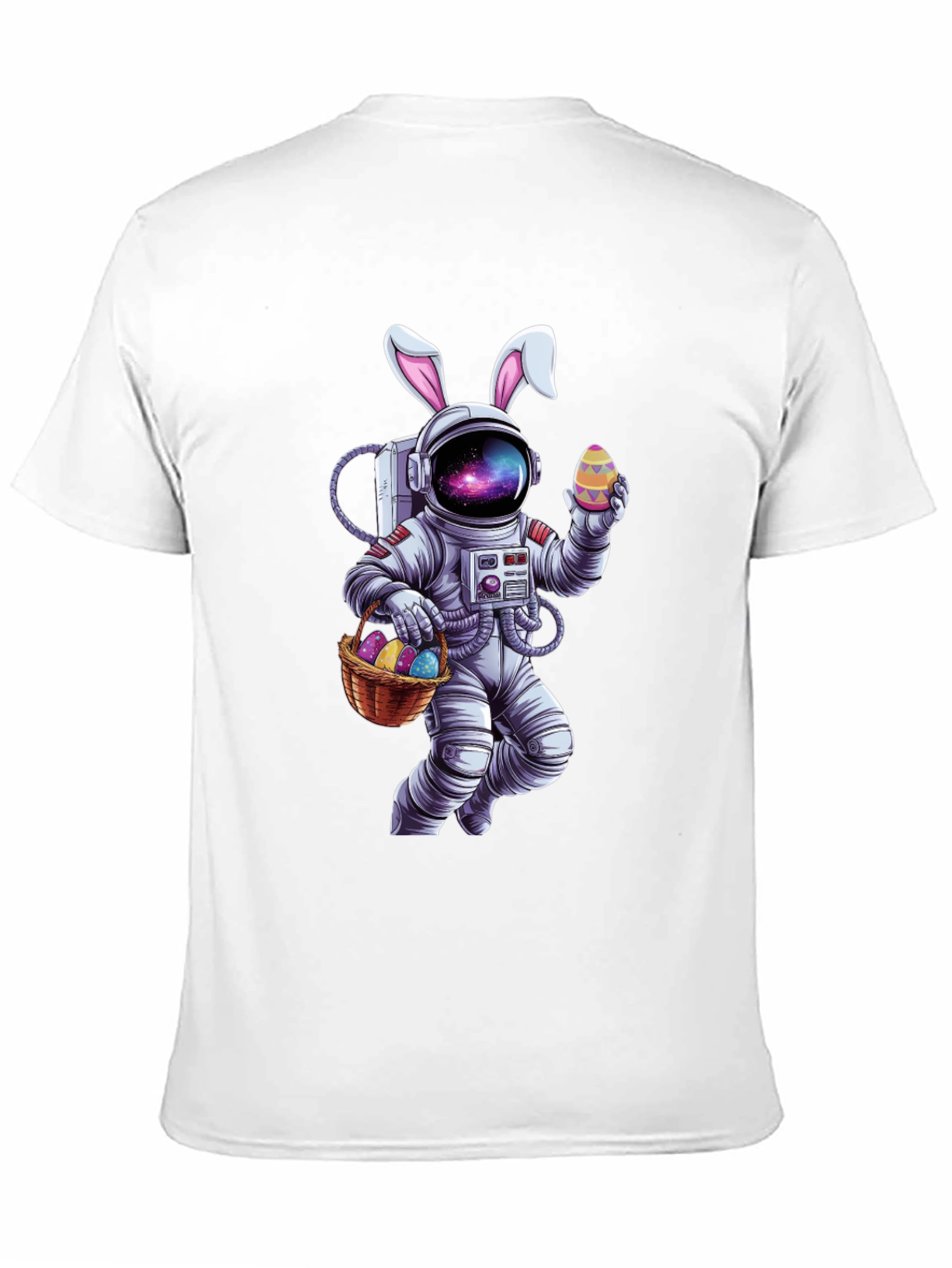 Easter Astronaut T-Shirt - Galaxy Bunny Space Tee