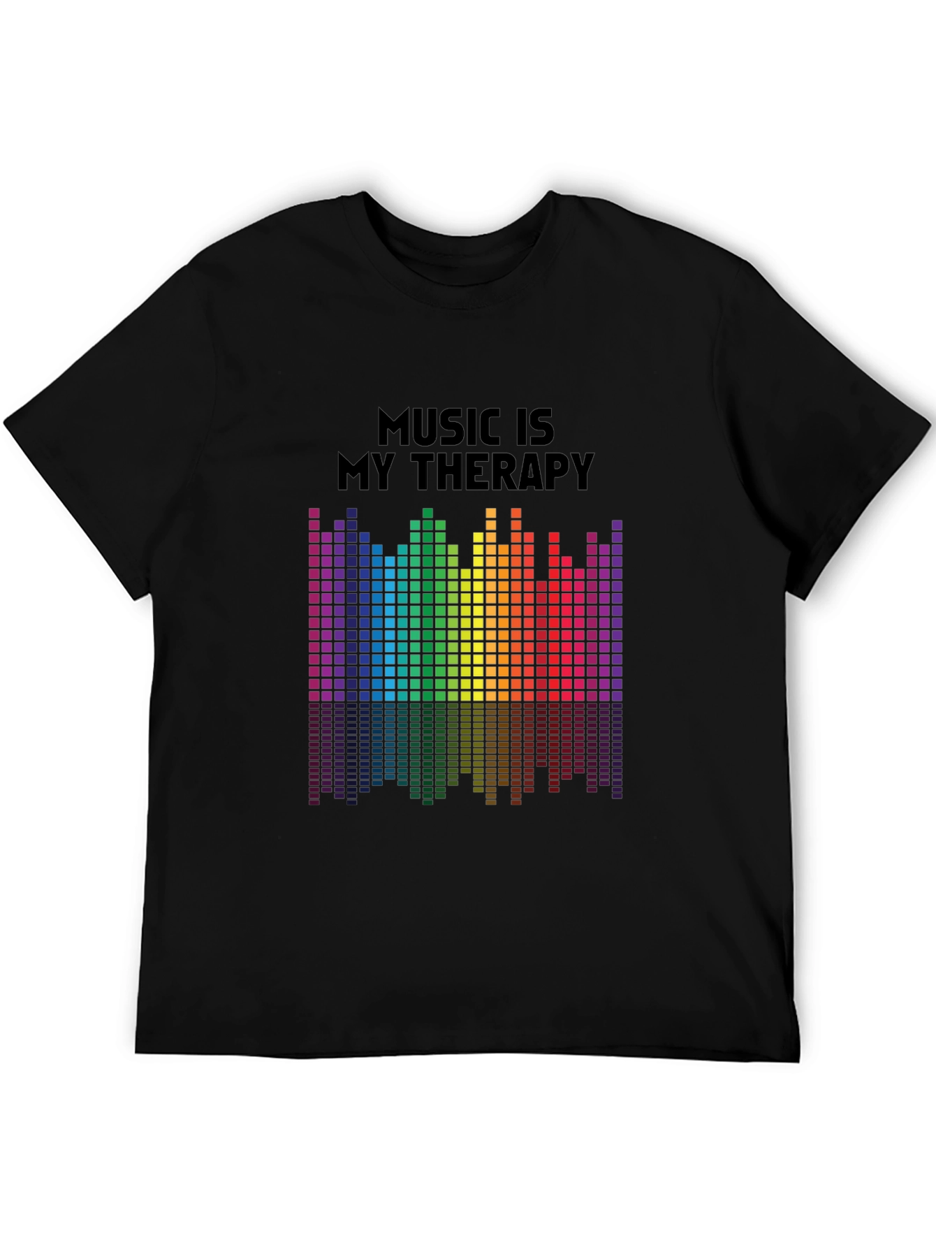 Music Therapy Rainbow Graphic Tee