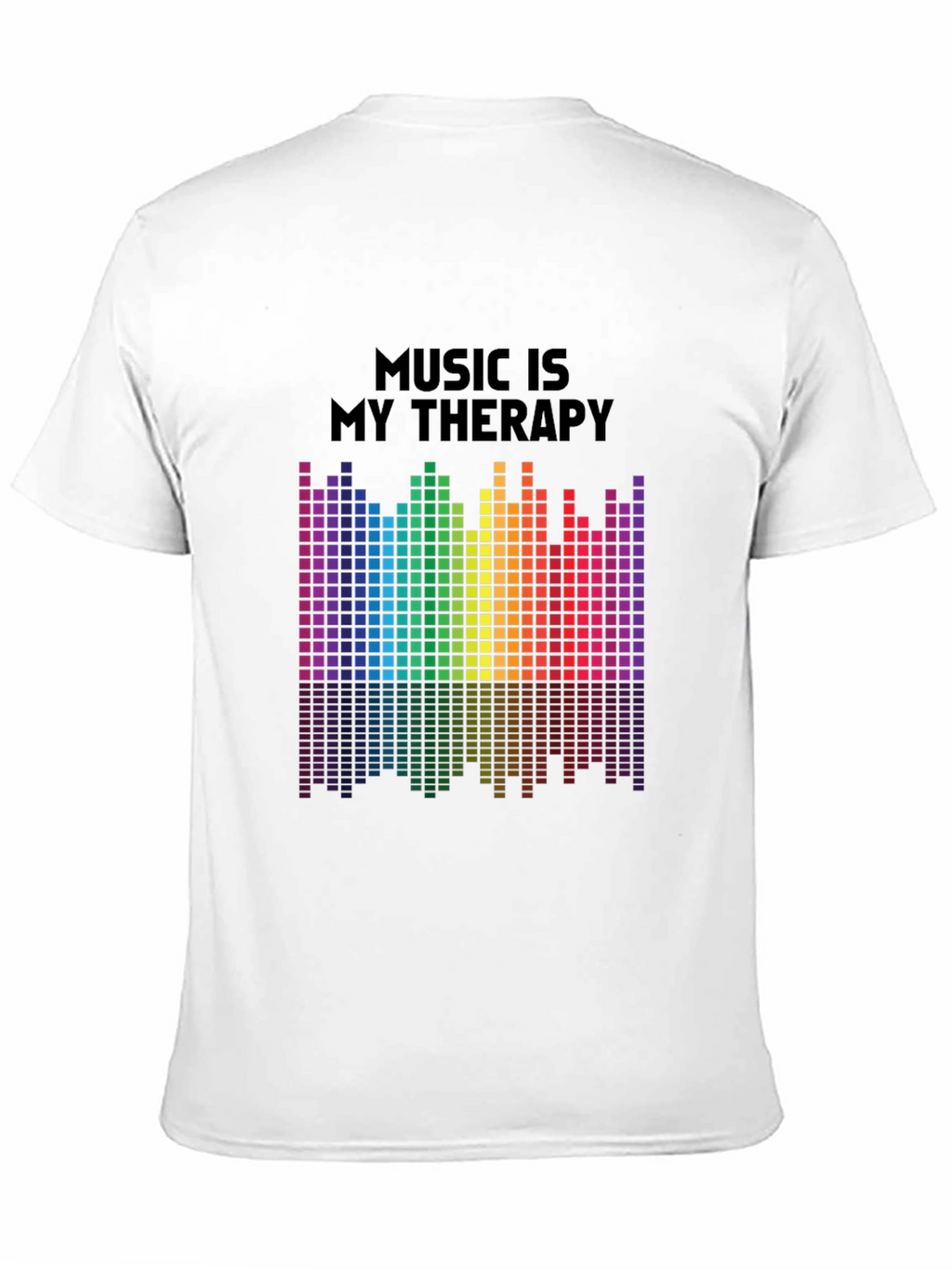Music Therapy Rainbow Graphic Tee