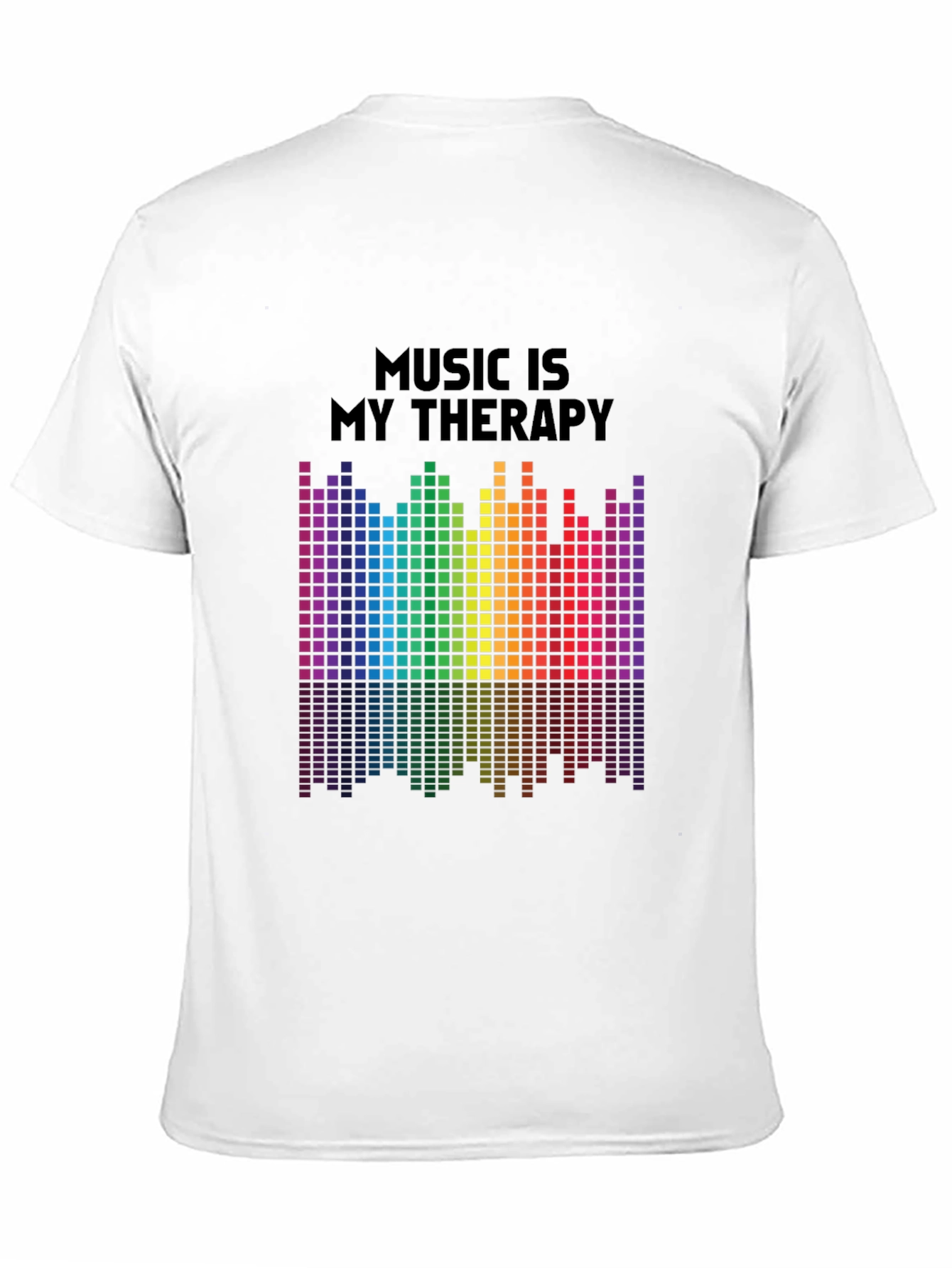 Music Therapy Rainbow Graphic Tee