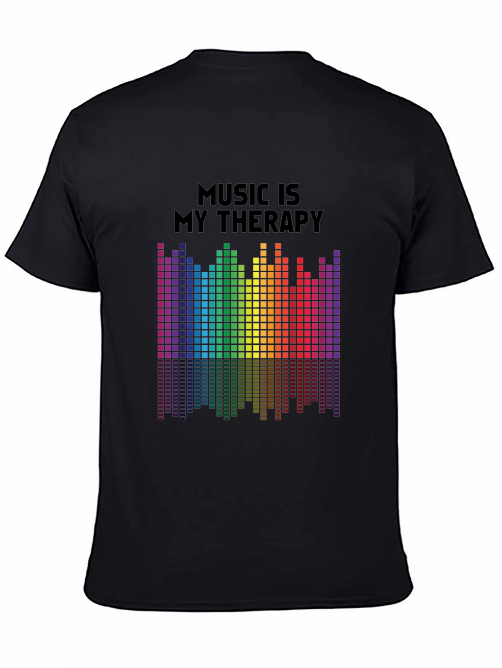 Music Therapy Rainbow Graphic Tee