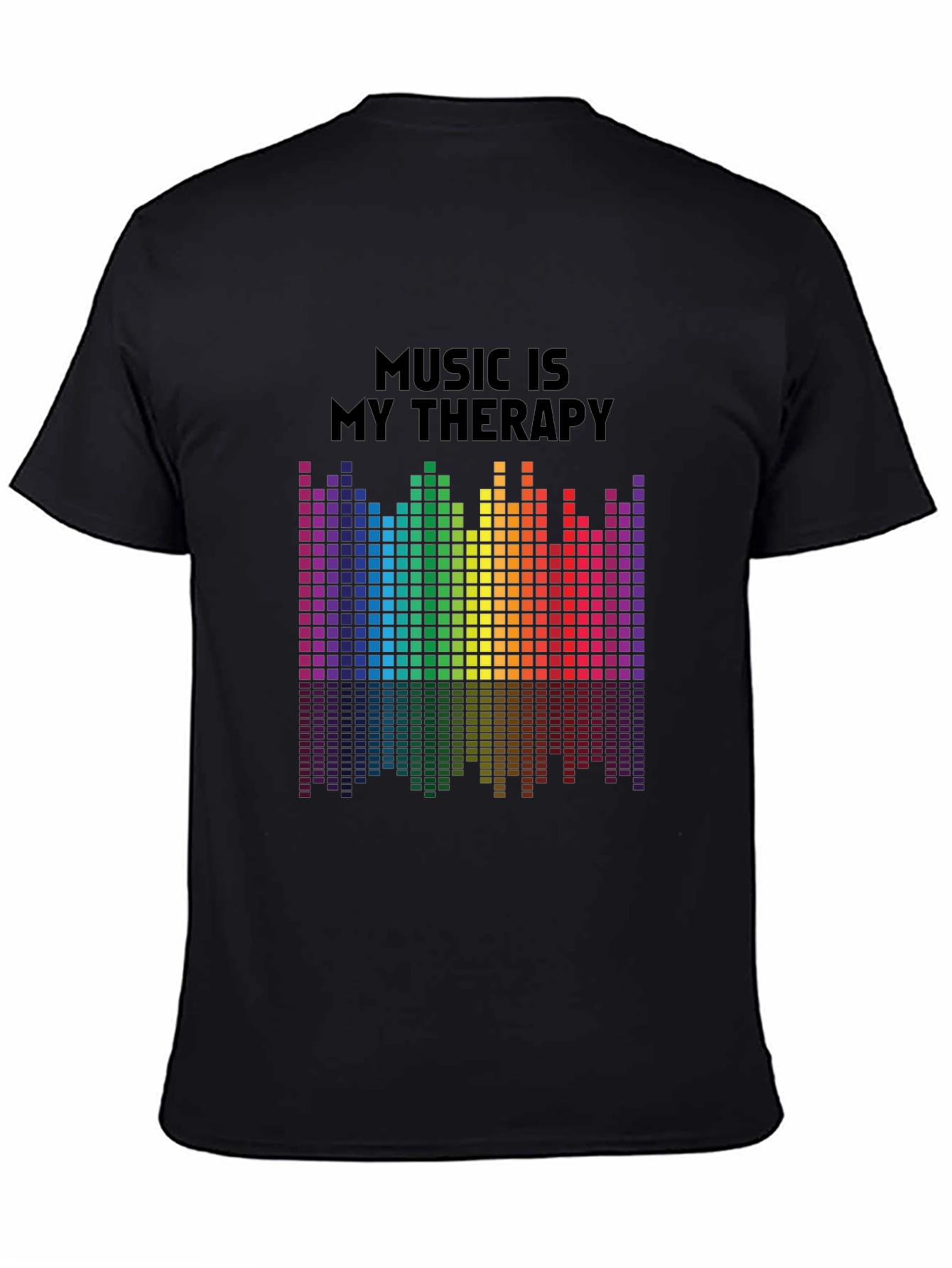 Music Therapy Rainbow Graphic Tee