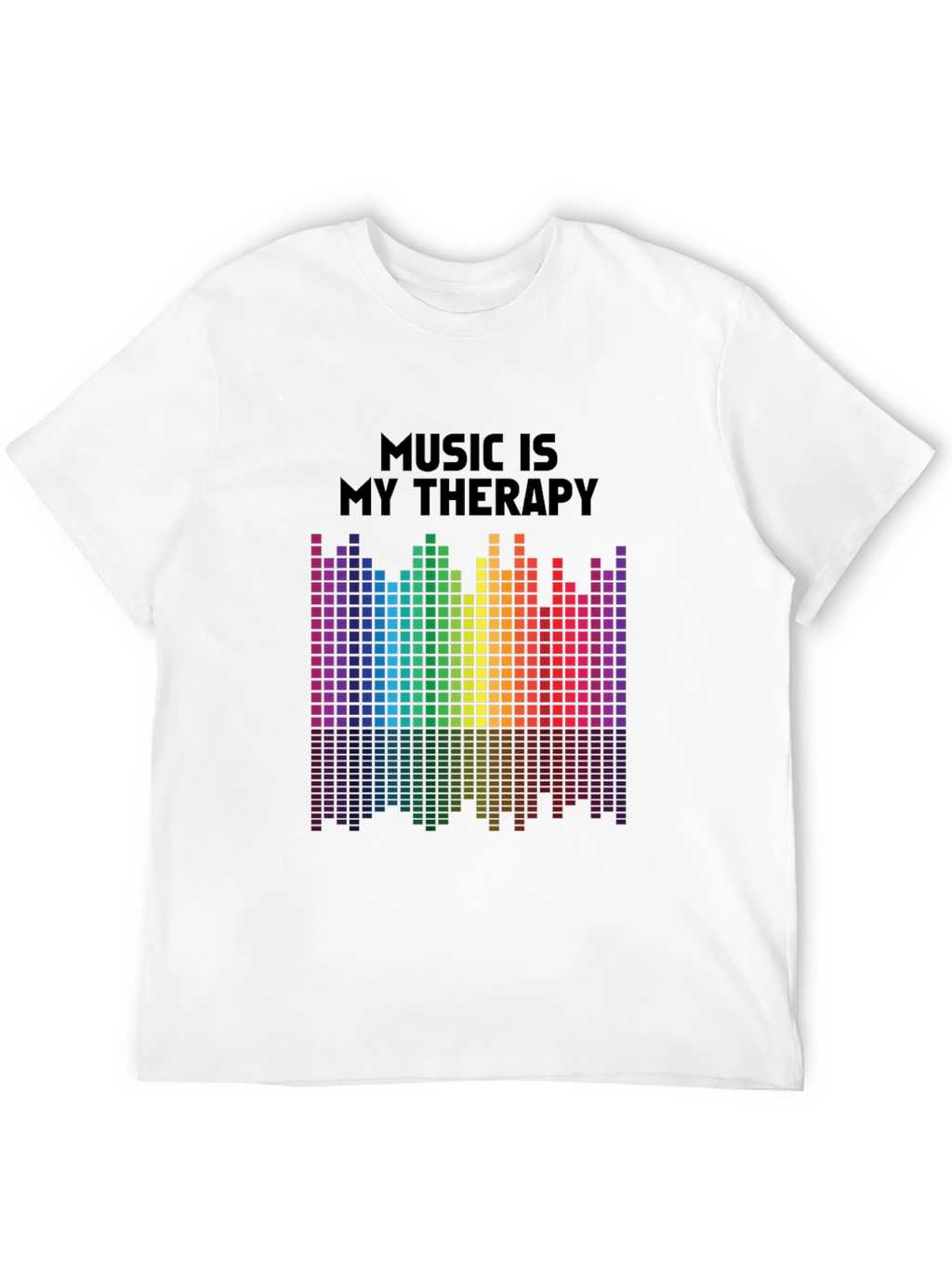 Music Therapy Rainbow Graphic Tee