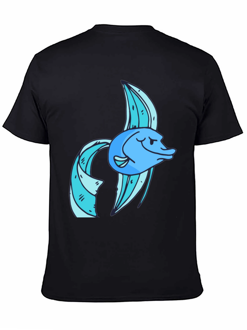 Cool Fish Graphic Tee - Soft Cotton Blend
