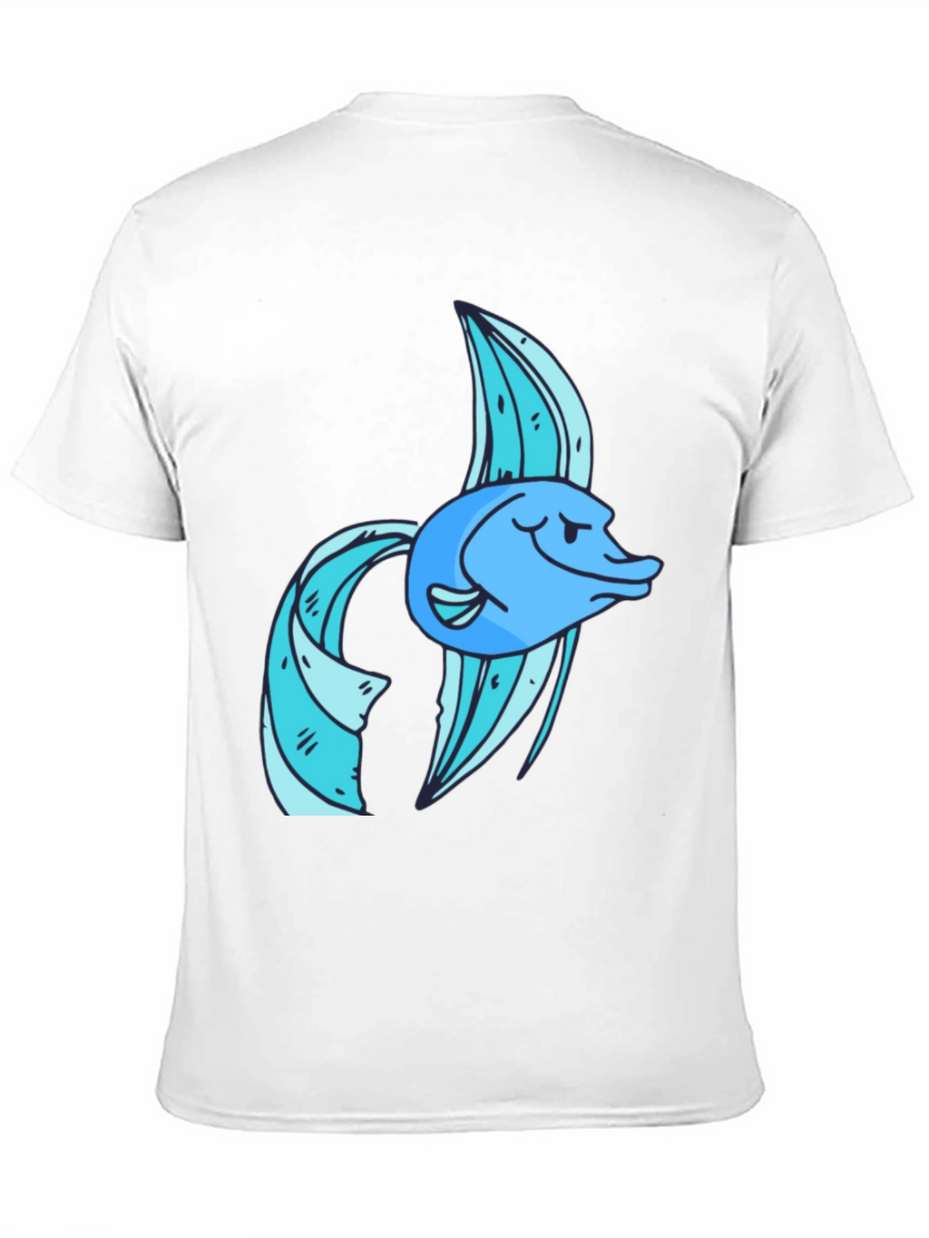 Cool Fish Graphic Tee - Soft Cotton Blend