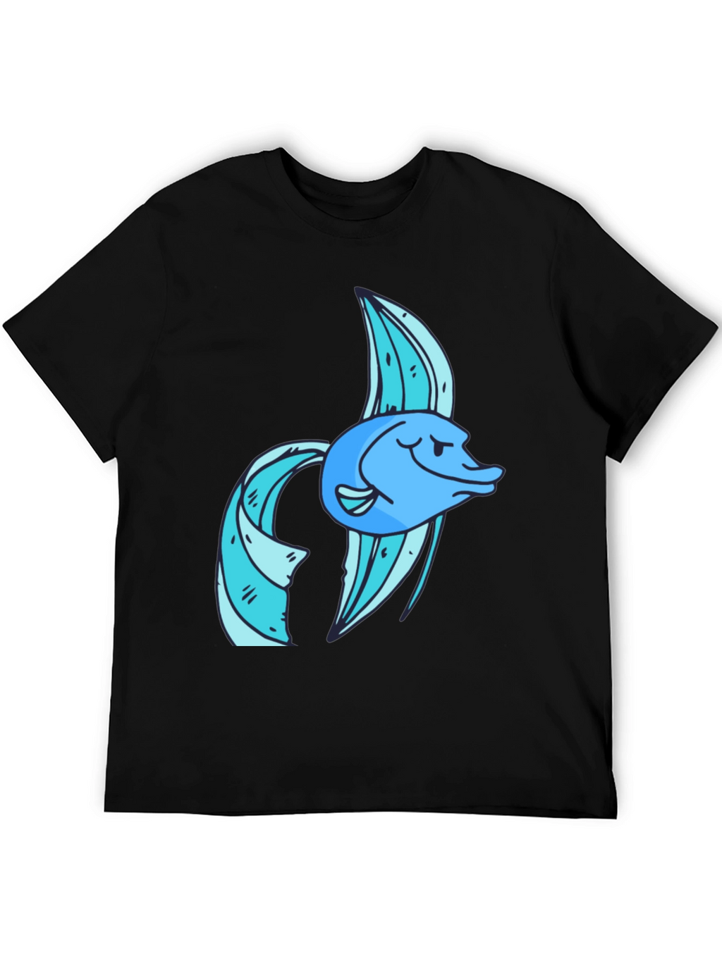 Cool Fish Graphic Tee - Soft Cotton Blend