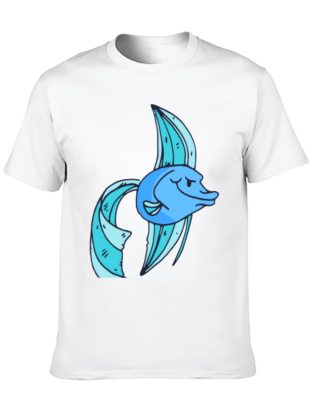 Cool Fish Graphic Tee - Soft Cotton Blend