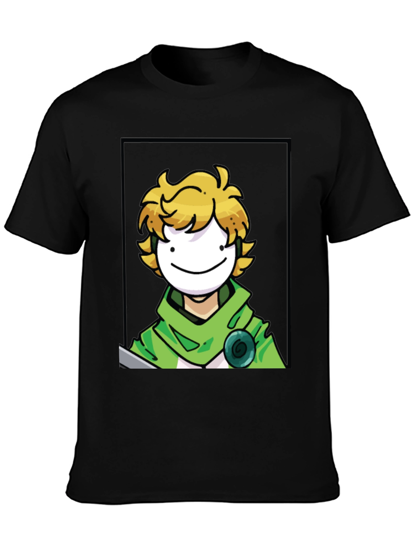 Dream Character Graphic Tee - Black