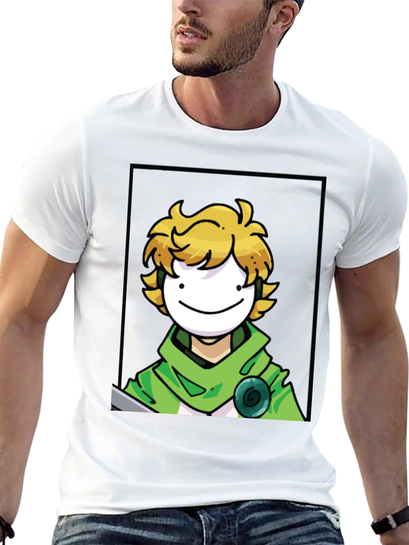 Dream Character Graphic Tee - Black
